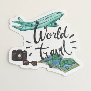 10/$10 World Travel Sticker